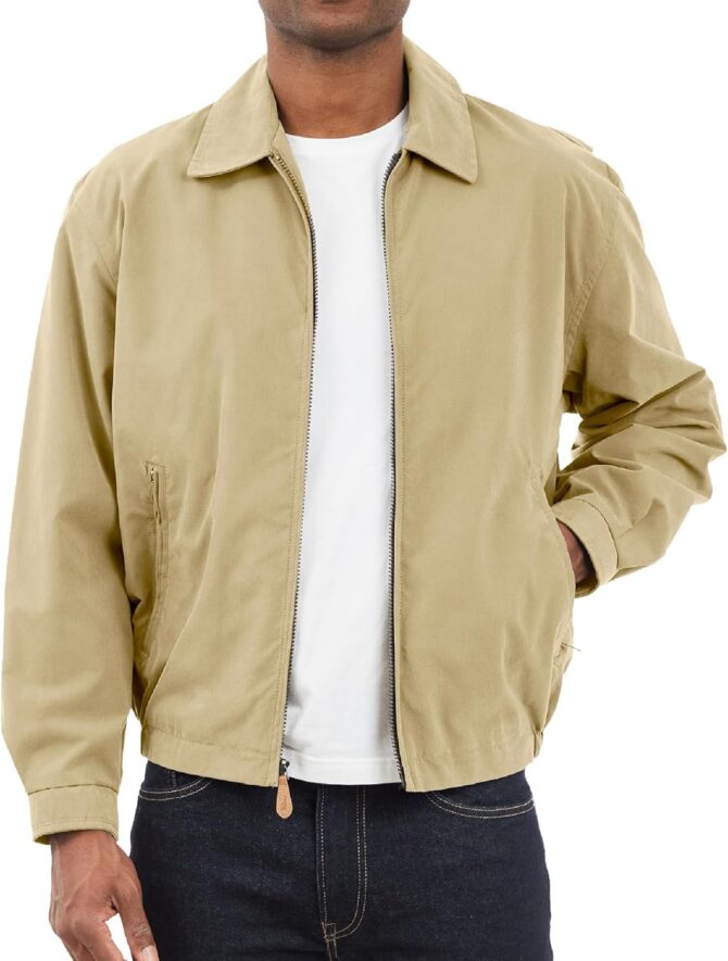 Men's  Zip-Front Golf Jacket (Regular & Big-Tall Sizes)