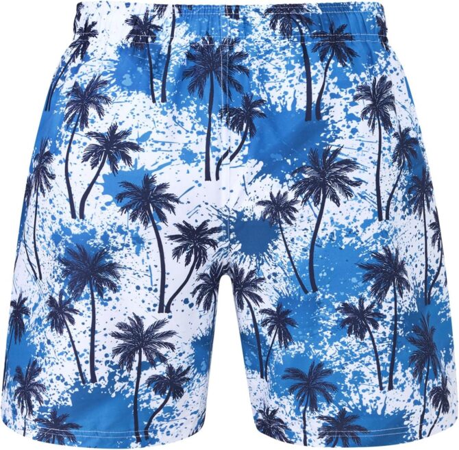 Mens Swim Trunks with Compression Liner Swimming Shorts 7 Inch Inseam Waterproof Quick Dry Beach Sport Shorts M-XXL - Image 2